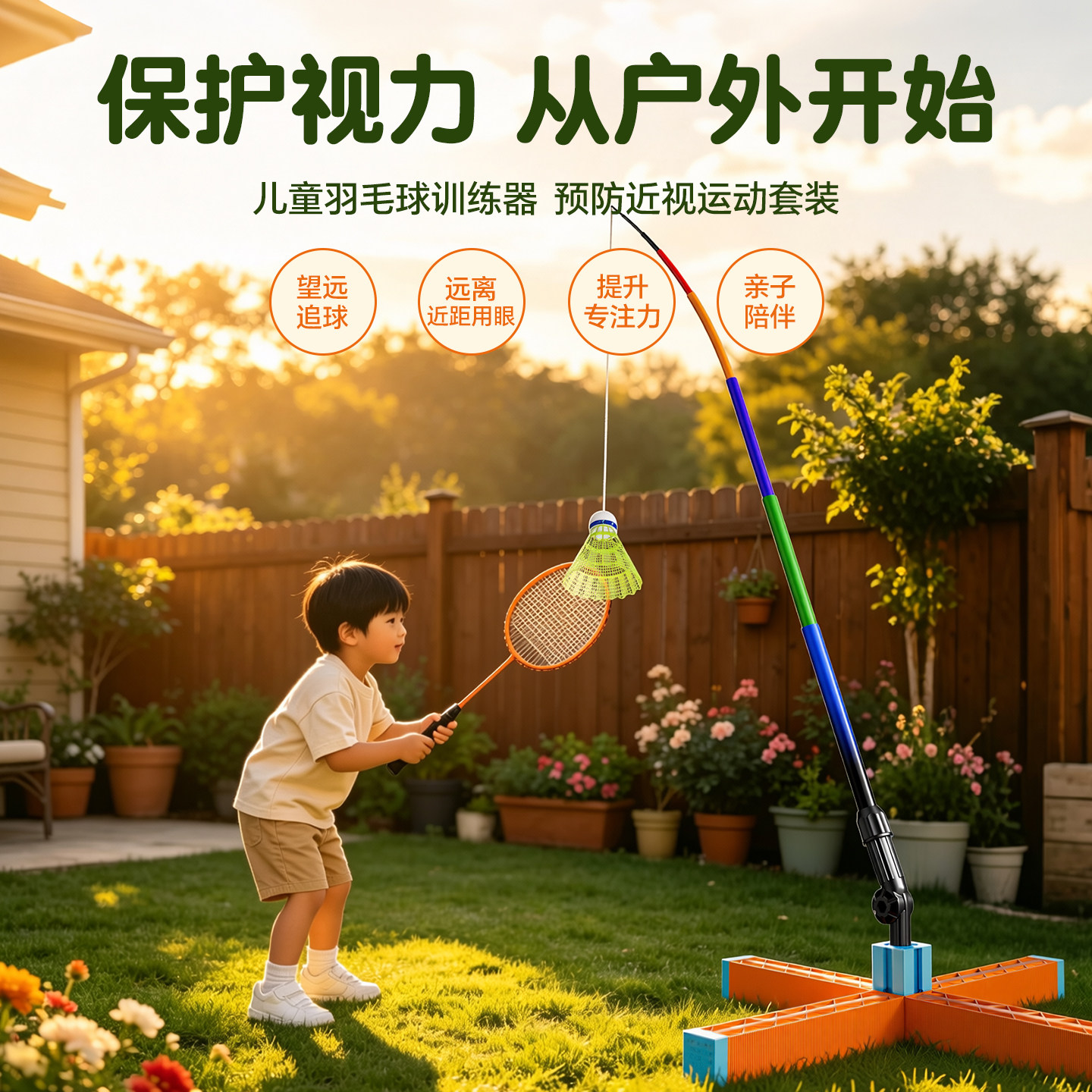 预防近视！从户外羽毛球训练开始