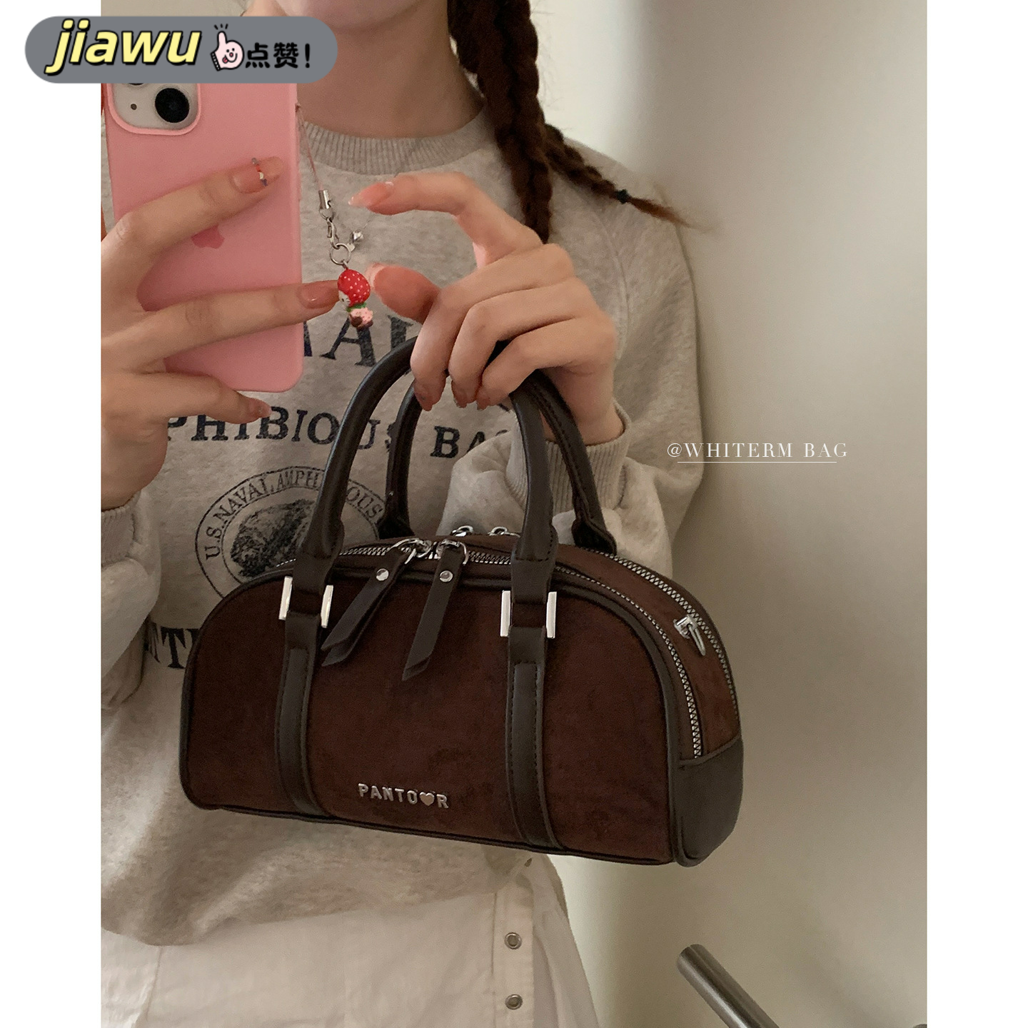 新款复古小众手提包小拎包女时尚