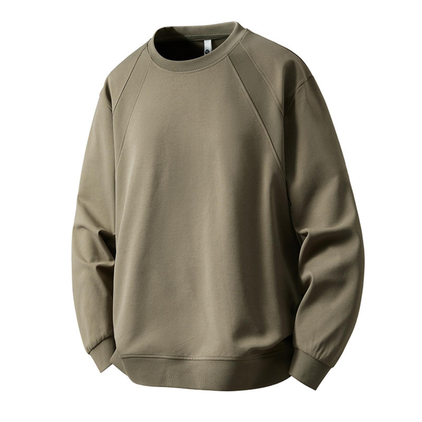 大码长袖圆领男卫衣潮款