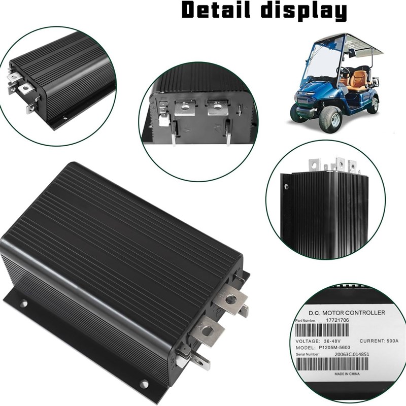 高尔夫球车俱乐部车控制器 36V-48V 1205-5603 P1205M-5603