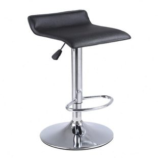 安吉周铁艺酒吧椅吧椅可旋转升降椅家用吧台凳子 简约小方板椅