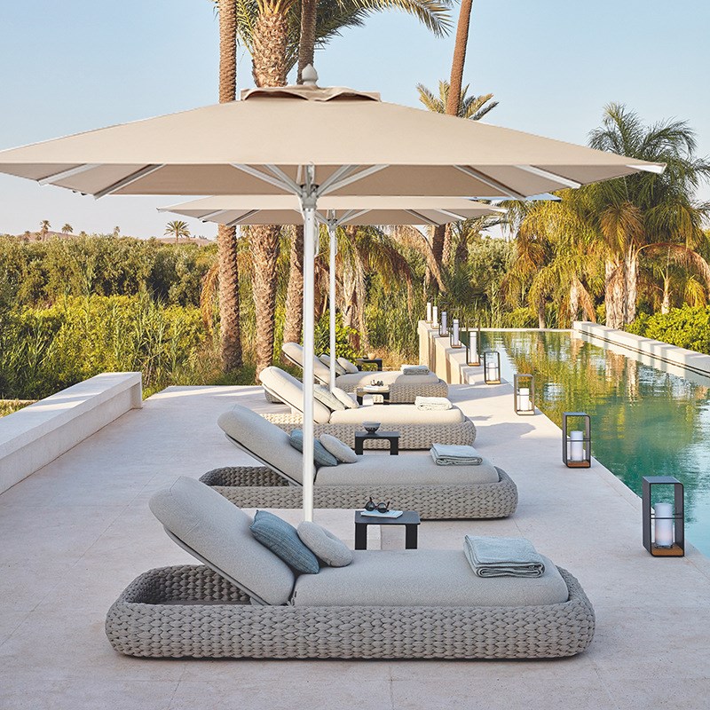 户外遮阳伞组合庭院伞阳台室外花园露台铝合金岗亭咖啡厅店中柱伞