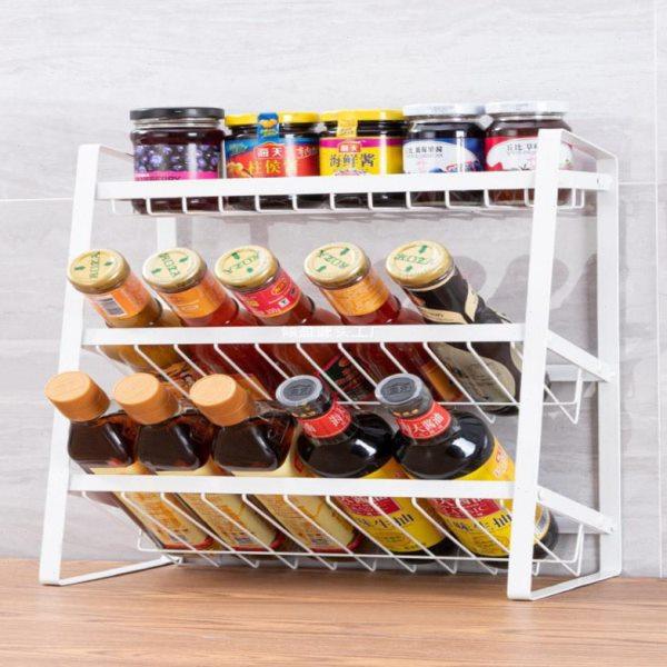 厨房调味料置物架台面斜放多层壁挂储物用品家用大全酱油收纳架,厨房/烹饪用具,调料置物架,淘宝优惠券,粉丝福利购,淘宝优惠卷