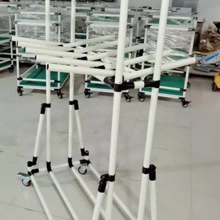 流利条货架分割物料厂家线束线架汽车周转精益管接头配件推车