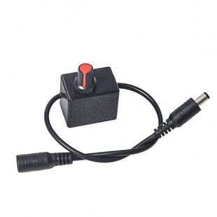 DC5521公母头调速器风扇电机鼓风机调速线风扇开关DC小型调节器