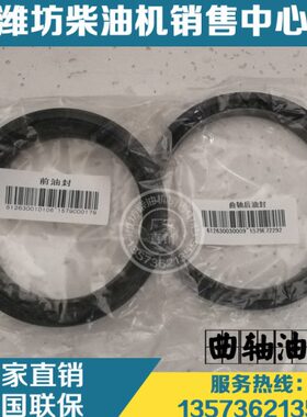WP12潍柴动力WP13发动机件612630010106曲轴前后油封612630030009
