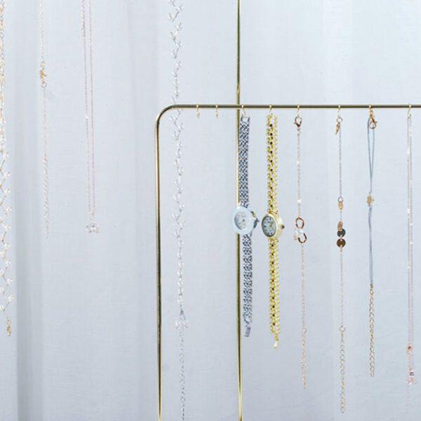 bjd六分娃娃衣架芭比娃娃胡桃木毛衣链架首饰展示架饰品陈列道具