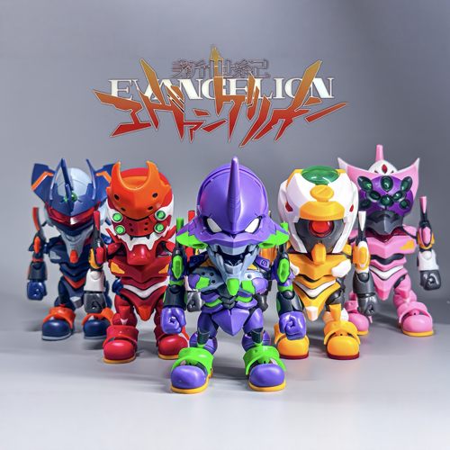 正版圣斯基EVA超可动拼装盲盒