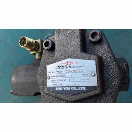 SAN YOU油泵电机组RBB-326Y2 1HP 0.75KW POLES 6油泵电机SANYOU