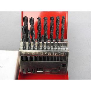 库存老货套装 10mm组套高速钢钻头19PC金属打眼开孔钻头 麻花钻1