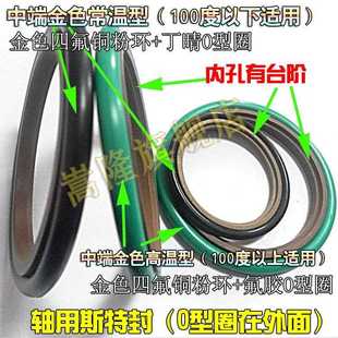 100 105 BSJ 6.3 GSJ油封密封圈轴用斯特封OD 4.2 8.1碳纤 STd