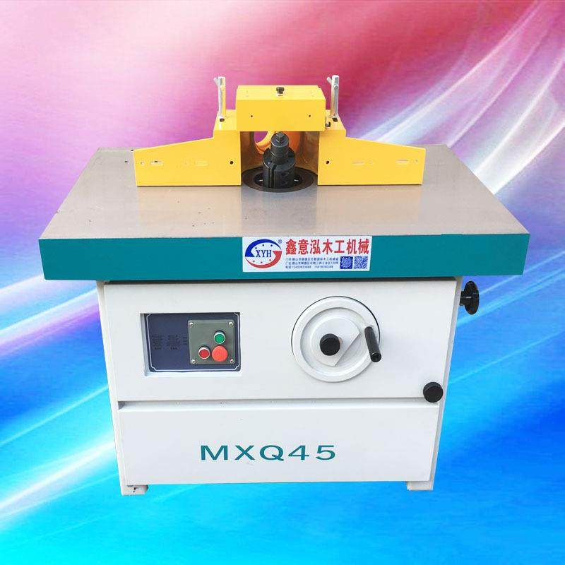 木工机械MXQ45立式单轴倾斜铣床柜门镂铣线条开槽修边台锣机设备,五金/工具,机床,淘宝优惠券,粉丝福利购,淘宝优惠卷