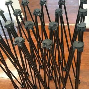 背景签名墙展架花墙加粗圆管铝合金方管拉网展架户外折叠广告喷绘