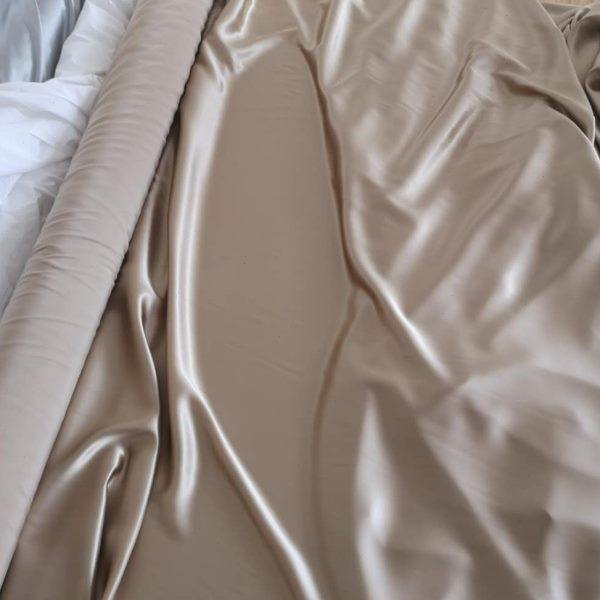 重磅40姆米50真丝面料 百分百桑蚕丝 睡 床品面料布料双绉 素绉缎