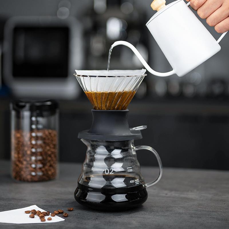 聪明杯套装玻璃滴滤式滤壶浸泡萃取泡茶套装手冲咖啡器具