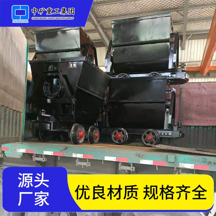 煤矿翻斗矿产 行驶稳定性好巷道工程轨道U型装渣车