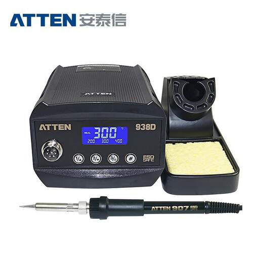 安泰信(ATTEN)AT938D/980E恒温电烙铁无铅可调温数显焊台60W