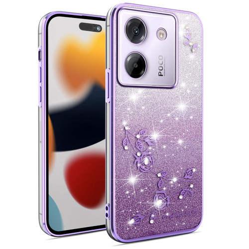 适用小米pocom7pro手机壳水钻