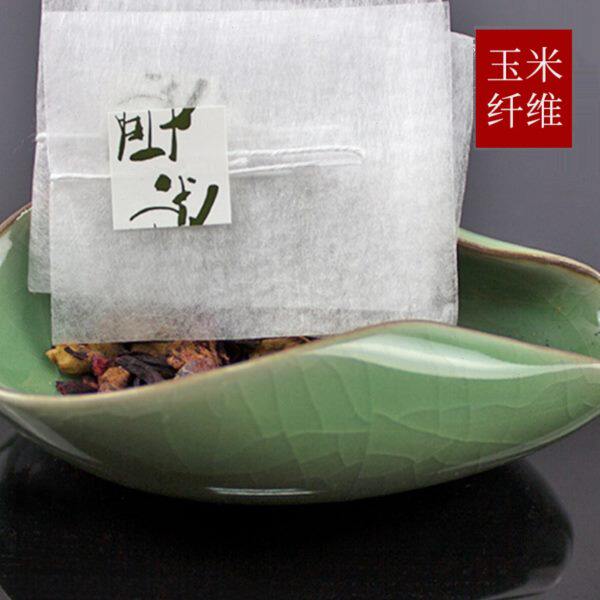 6.5*8CM玉米纤维茶泡袋三角茶包自封一次性小号环保过滤茶叶花茶