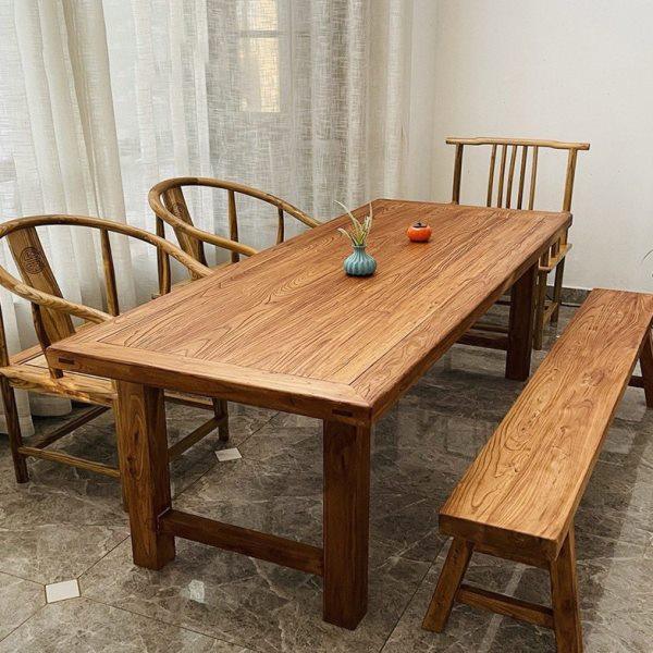 老榆木门板茶桌原木茶台复古餐桌实木书桌长方形怀旧民宿民宿桌,商业/办公家具,茶台/茶桌,淘宝优惠券,粉丝福利购,淘宝优惠卷