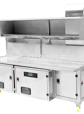 无烟净化烤商用环车保免清烧洁摆摊移动式不体锈钢烧烤炉RBH净化