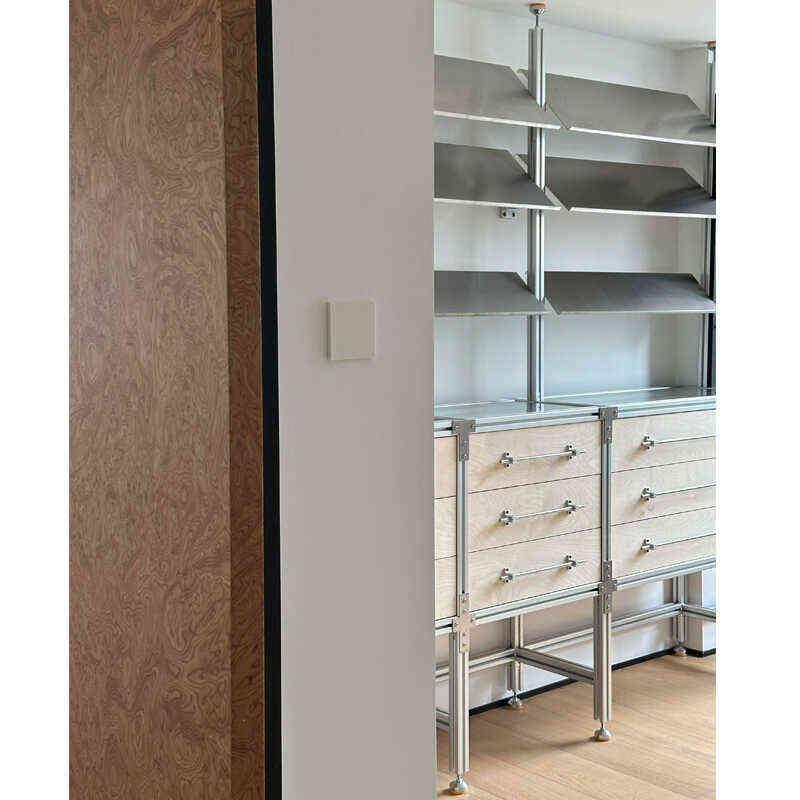 样品货架展示柜店铺陈列架多层置物架H斗柜铝材货架落地隔断收纳