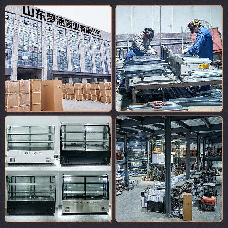定制蛋糕柜冷藏柜菜品展示柜甜品保鲜柜圆角直角冷藏柜凉菜柜