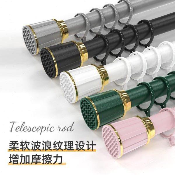 窗帘杆免打孔浴室浴帘杆门帘杆伸缩杆卧室衣柜杆晾衣杆撑杆挂杆子,居家布艺,窗帘杆/罗马杆,淘宝优惠券,粉丝福利购,淘宝优惠卷