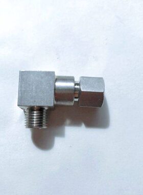 304不锈钢直角弯头 内螺纹M11X1.25   外螺纹ZG1/4  内外丝 10mpa