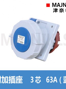 MNENEKIS耐曼电气工业防水附加插座 TYP-2180 3芯63A 内倾斜20%