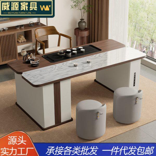 现极简茶桌椅组合家用多功能功夫茶台泡茶台轻奢公室茶室桌子,商业/办公家具,茶台/茶桌,淘宝优惠券,粉丝福利购,淘宝优惠卷