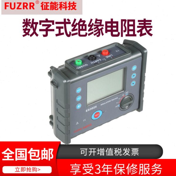 征能ES3025数字式绝缘电阻表2500V征能
