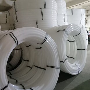 4寸3寸2寸硬水管水泵盘管白塑口大料径自支水管热熔喷浆来撑线管