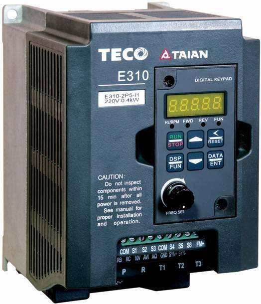 TECO TAIAN 东元台安变频器 E310-2PE5-H 220V 0.4KW驱动器 矢量