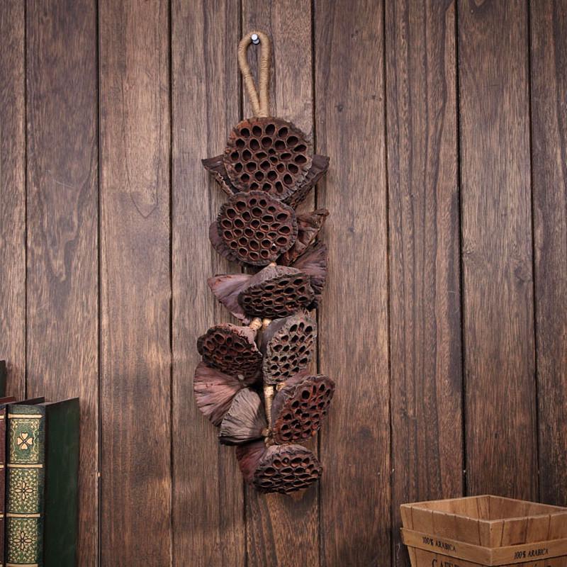 墙面装饰品酒吧店铺家居客厅x背景墙中式莲蓬墙壁挂件挂饰墙饰壁