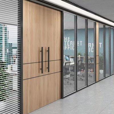 玻璃隔断墙铝合金双层钢化磨砂透明玻璃双玻百叶隔音办公室高隔断,商业/办公家具,高隔断/隔墙,淘宝优惠券,粉丝福利购,淘宝优惠卷