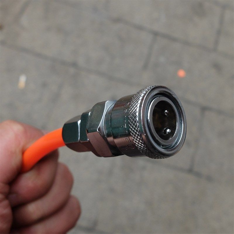 科球等气动黄油机快速进气接头气管D快接8个粗10个粗气管直通快插