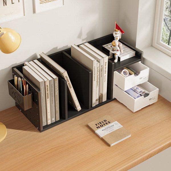 桌面小书架洞洞板收纳盒简约书桌架子书立整理置物架公桌收纳架,收纳整理,书桌收纳置物架,淘宝优惠券,粉丝福利购,淘宝优惠卷