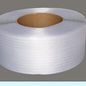 厂家pp机用打包带自动半自动物流包装 带白色透明塑料带 手动p