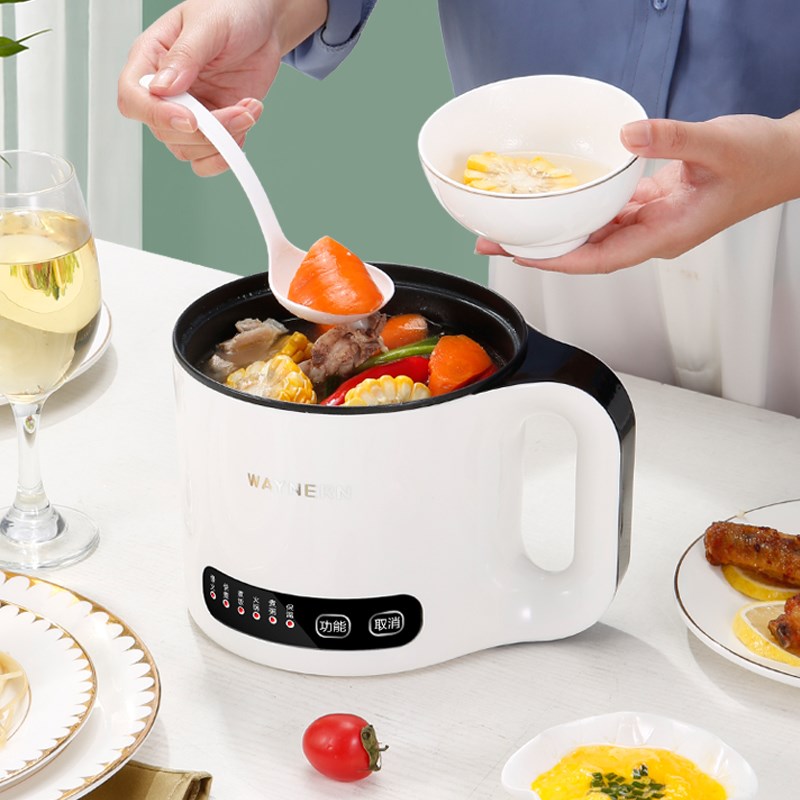多功能电煮锅宿舍用学生s锅迷你小型火锅家用小电锅低小功率煮面