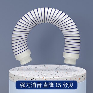 新风消音管风管TPV软管中段消音消音管通用音道风机消器降噪软管