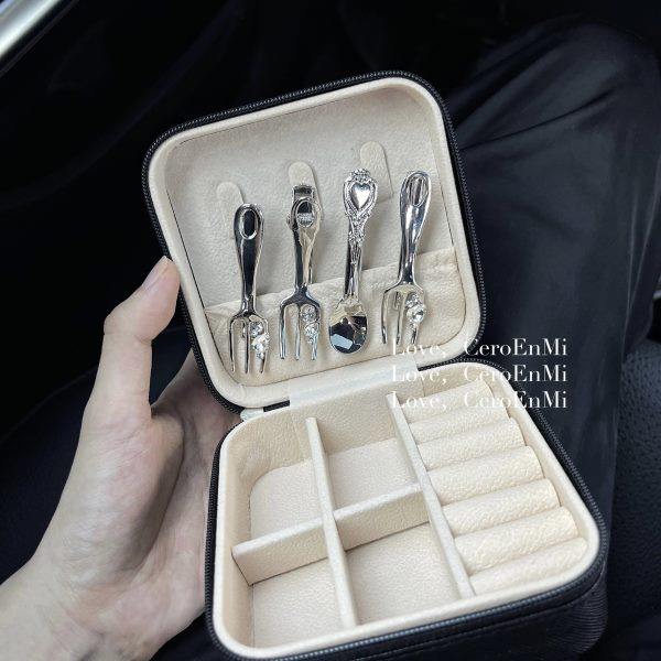 CeroEnMi 便携饰品窝轻装出行皮质首饰收纳盒,饰品/流行首饰/时尚饰品新,首饰盒,淘宝优惠券,粉丝福利购,淘宝优惠卷