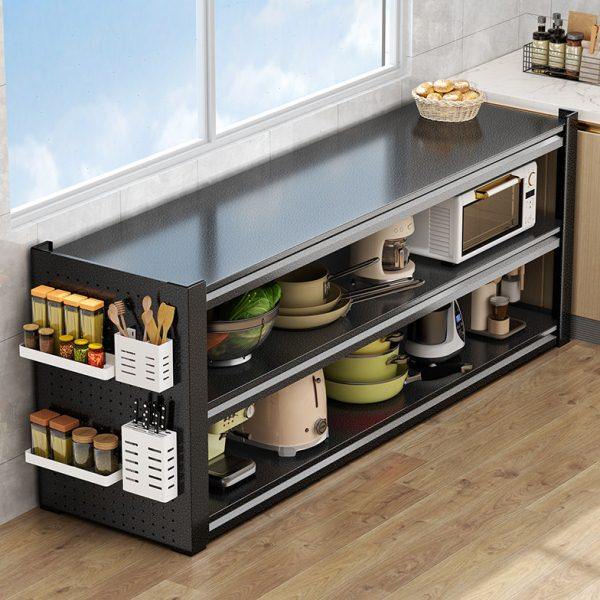 厨房置物架落地多层多功能家用微波炉烤箱锅架收纳架货架橱柜架子,厨房/烹饪用具,微波炉置物架,淘宝优惠券,粉丝福利购,淘宝优惠卷