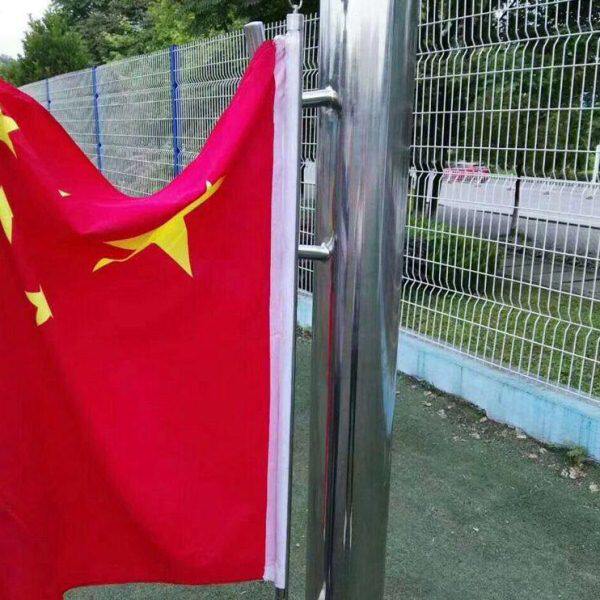 学校挂旗套惊爆君子兰浙江省现货升降旗不锈钢活动户外旗杆公司