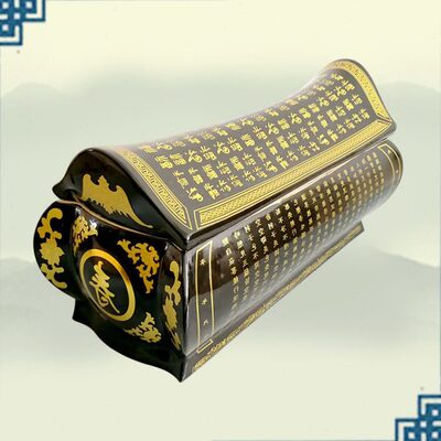 陶瓷棺材骨灰盒殡葬用品玉石骨灰盒实木丧葬用品捡骨罐金坛