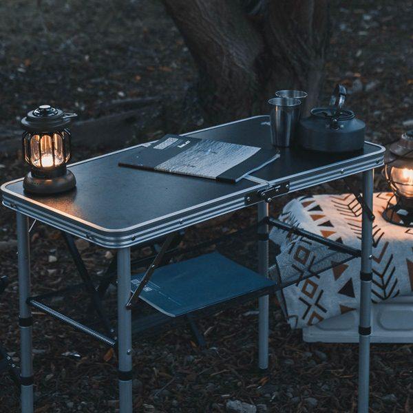 夏诺多吉户外便携式折叠桌露营三折铝合金桌自驾旅游车载吃饭桌板,户外/登山/野营/旅行用品,户外桌子,淘宝优惠券,粉丝福利购,淘宝优惠卷
