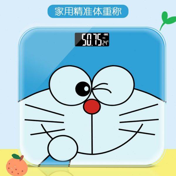 体脂秤减肥专用电子秤体脂称 减肥体脂秤减肥精准蓝胖子可爱动漫