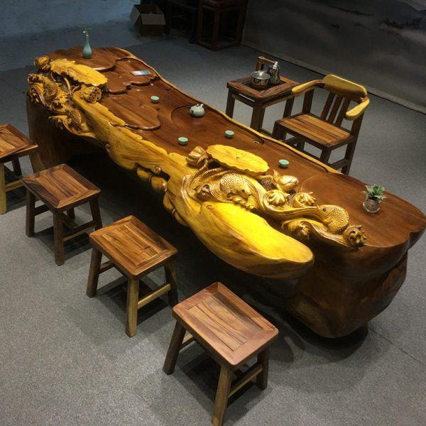 根雕茶几金丝楠木整体树根实木茶台原木功夫茶具木雕茶艺茶桌茶台,商业/办公家具,茶台/茶桌,淘宝优惠券,粉丝福利购,淘宝优惠卷