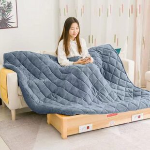 火桶盖被烤火盖脚被取暖器盖被取暖器盖被泡脚盖腿毯子家用罩毯子