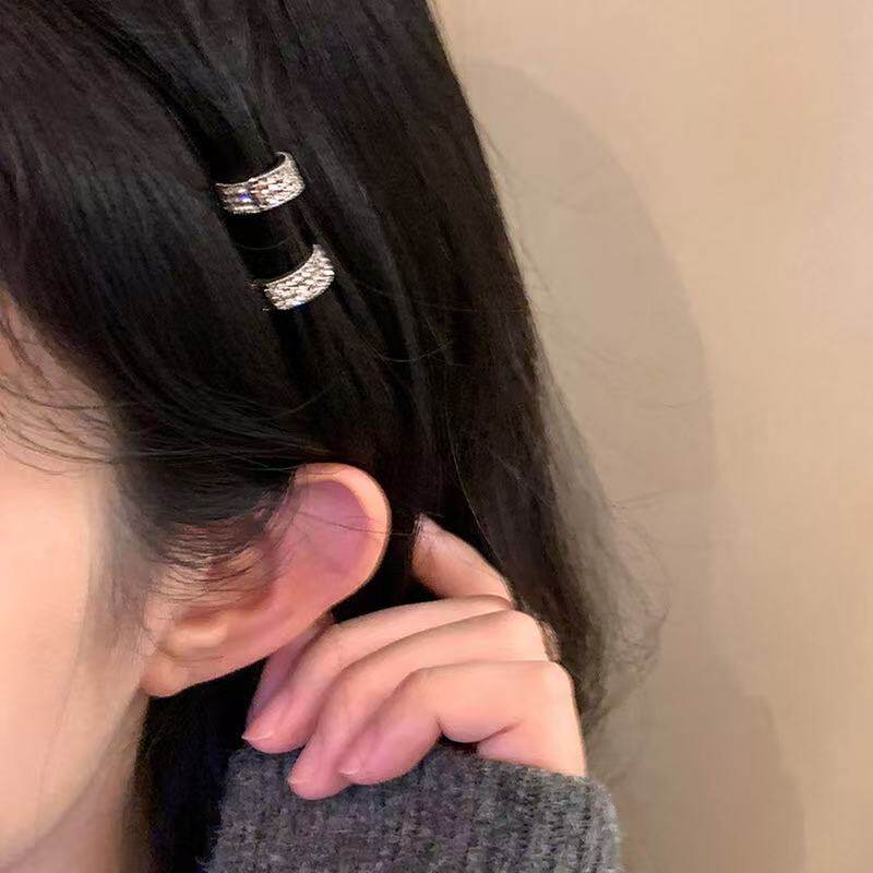 【下单立减50】新款闪钻银色圆形发扣个性甜酷发环发卡发夹发_ZY,居家日用,居家日用套装,淘宝优惠券,粉丝福利购,淘宝优惠卷